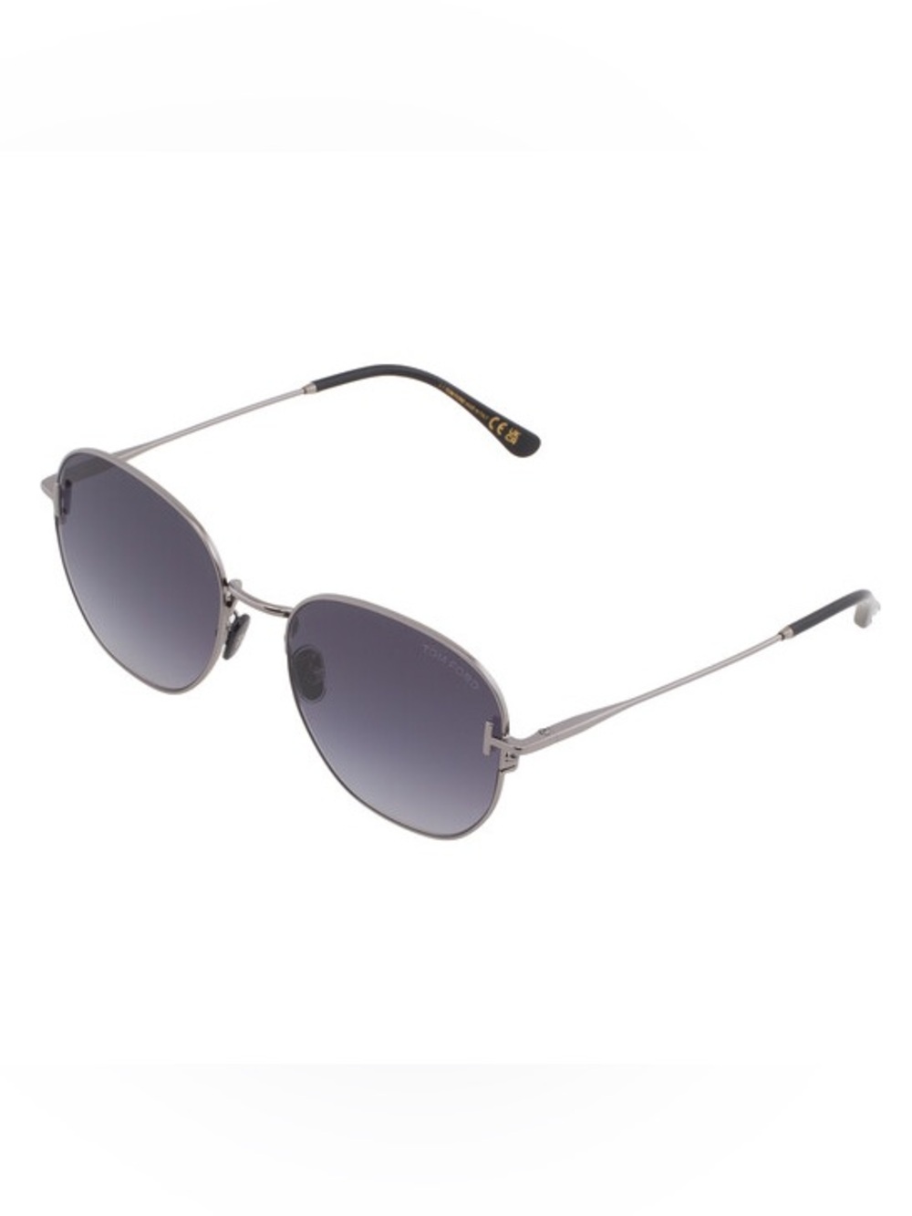 TOM FORD - Grey Gradient Round Men's Sunglasses- NWT- Brand New - Picture 3 of 7